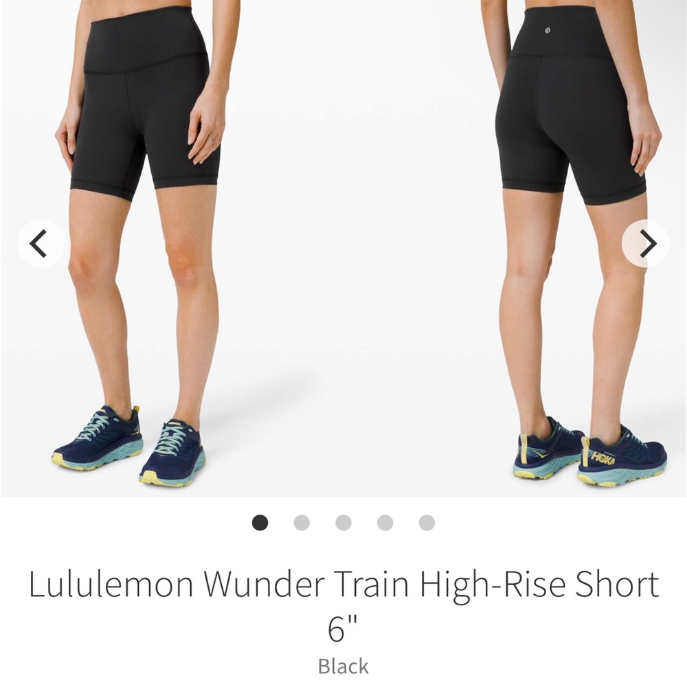 Lululemon Wunder Train High-Rise Short 6"
Black 2020 Style Number: W7BESS Sz 6